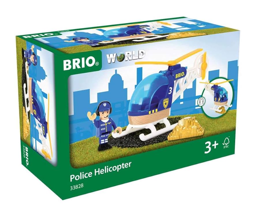 Amazon.co.jp: BRIO ポリスヘリコプター 33828 : おもちゃ