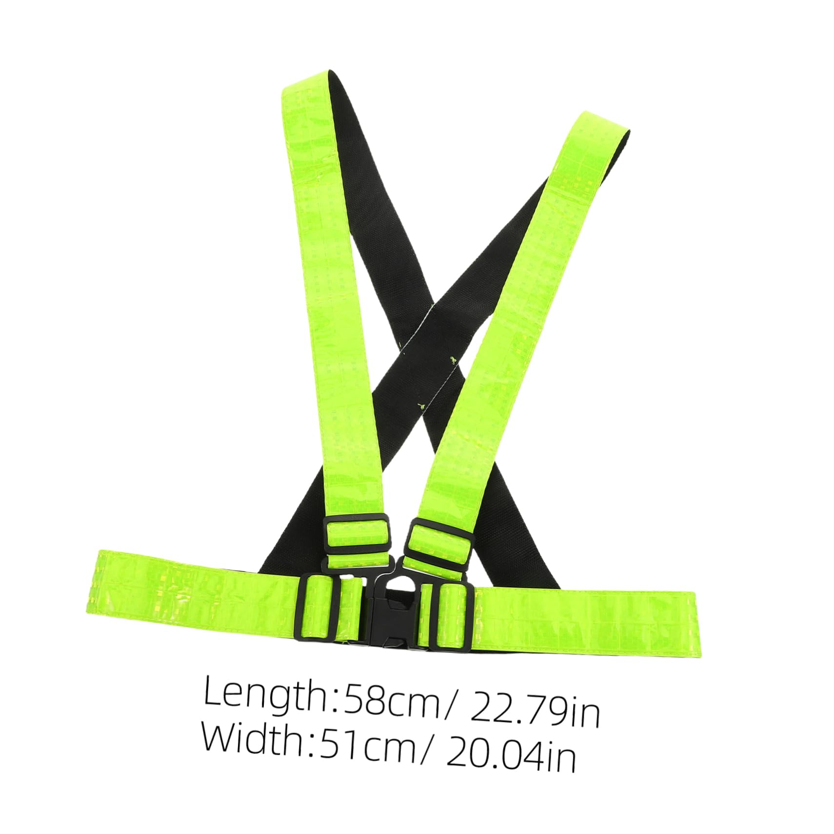 FRCOLOR Night Safety Reflective Vest for Jogging and Cycling Adjustable High Visibility Gear for Enhanced Protection Lightweight and Durable Design for Men and Women