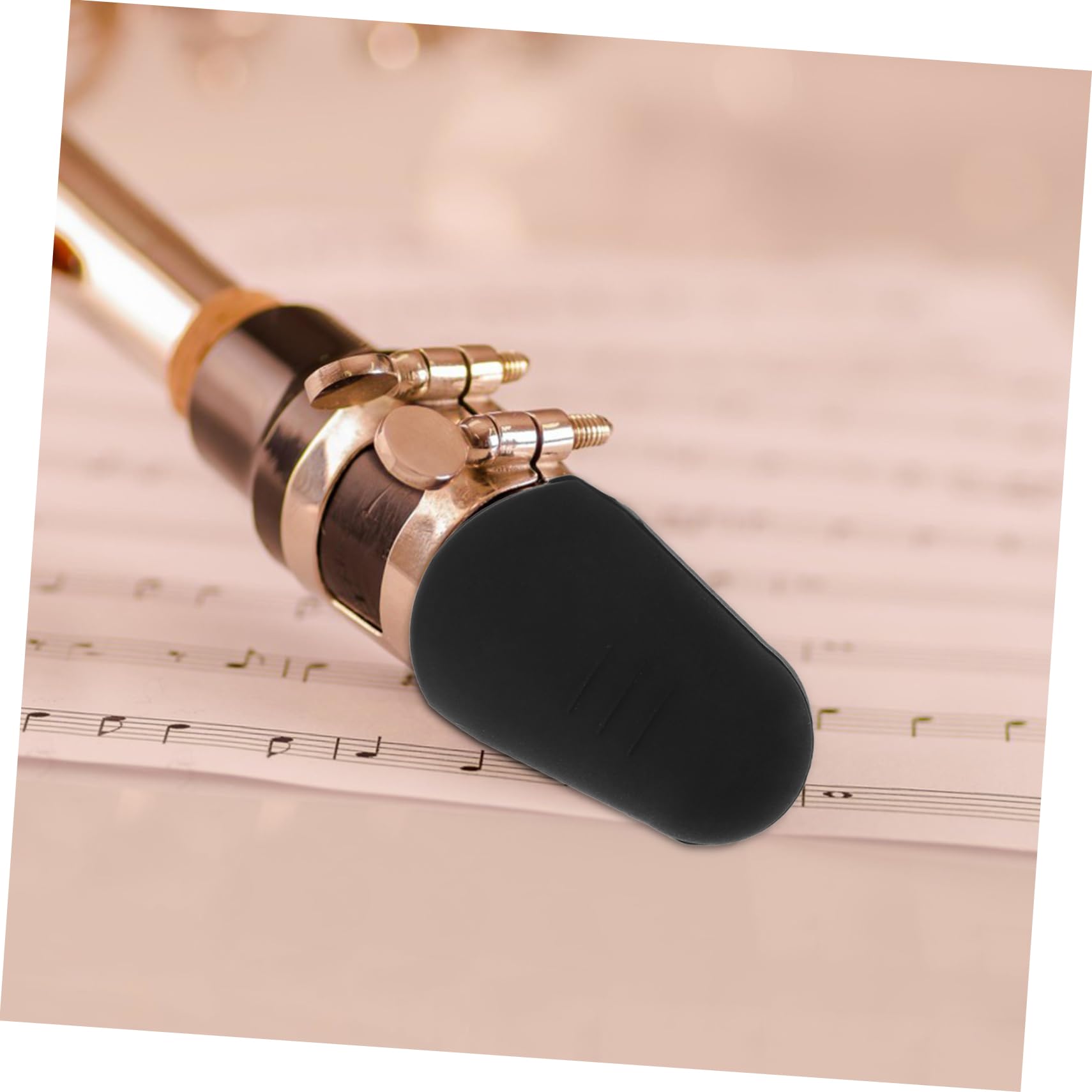 ifundom Head Protective Rubber Protective Sleeve Saxophone Accessory Sax Mouthpiece Cover Lightweight and Portable Material