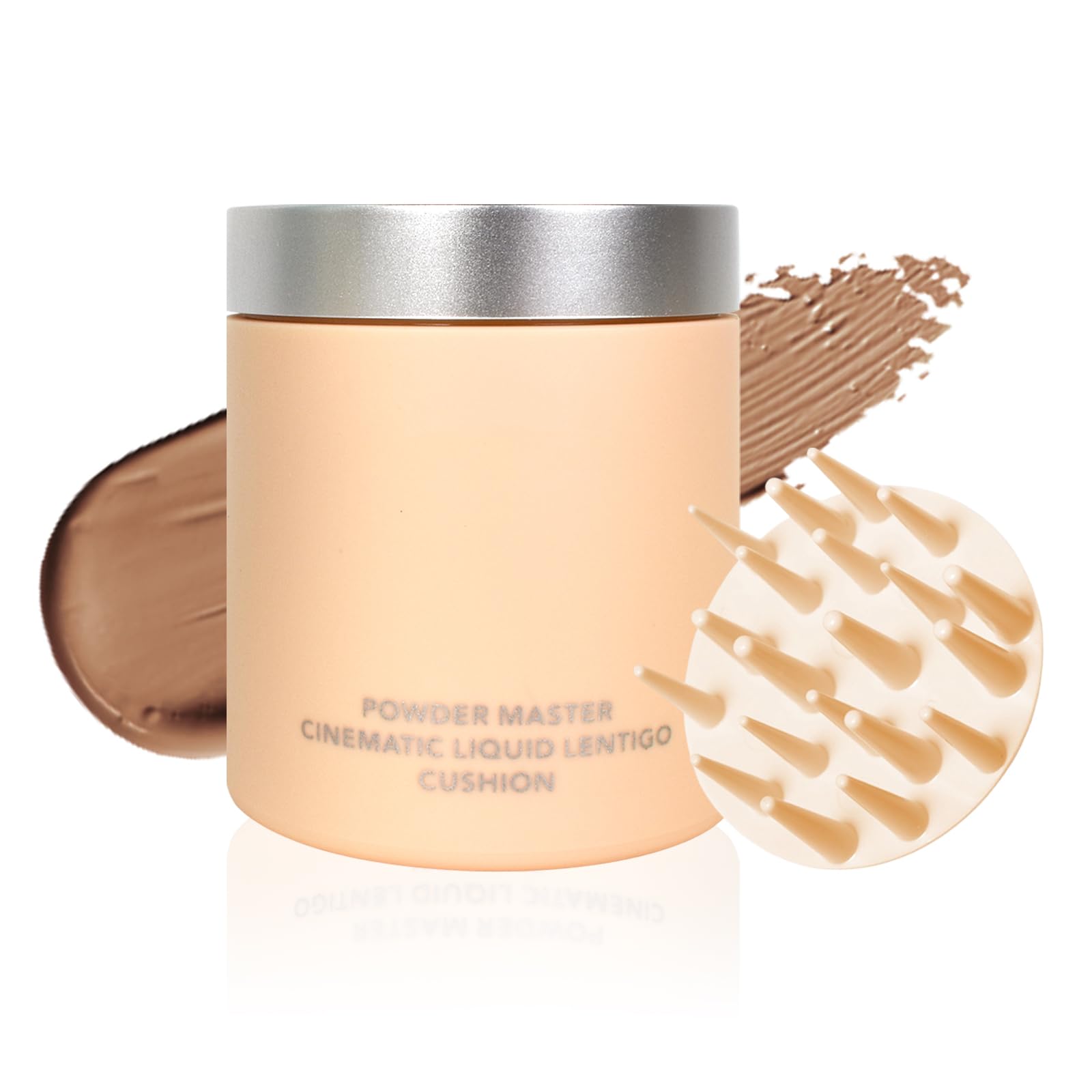 Freckle Pen, Natural Lifelike Air Cushion Stamp, Waterproof Tint for Effortless Sunkissed Makeup (Light Brown)