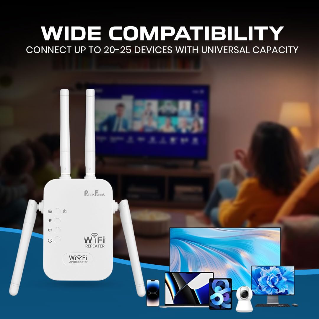 PunnkFunnk WiFi Extender - Boost Your Signal -4
