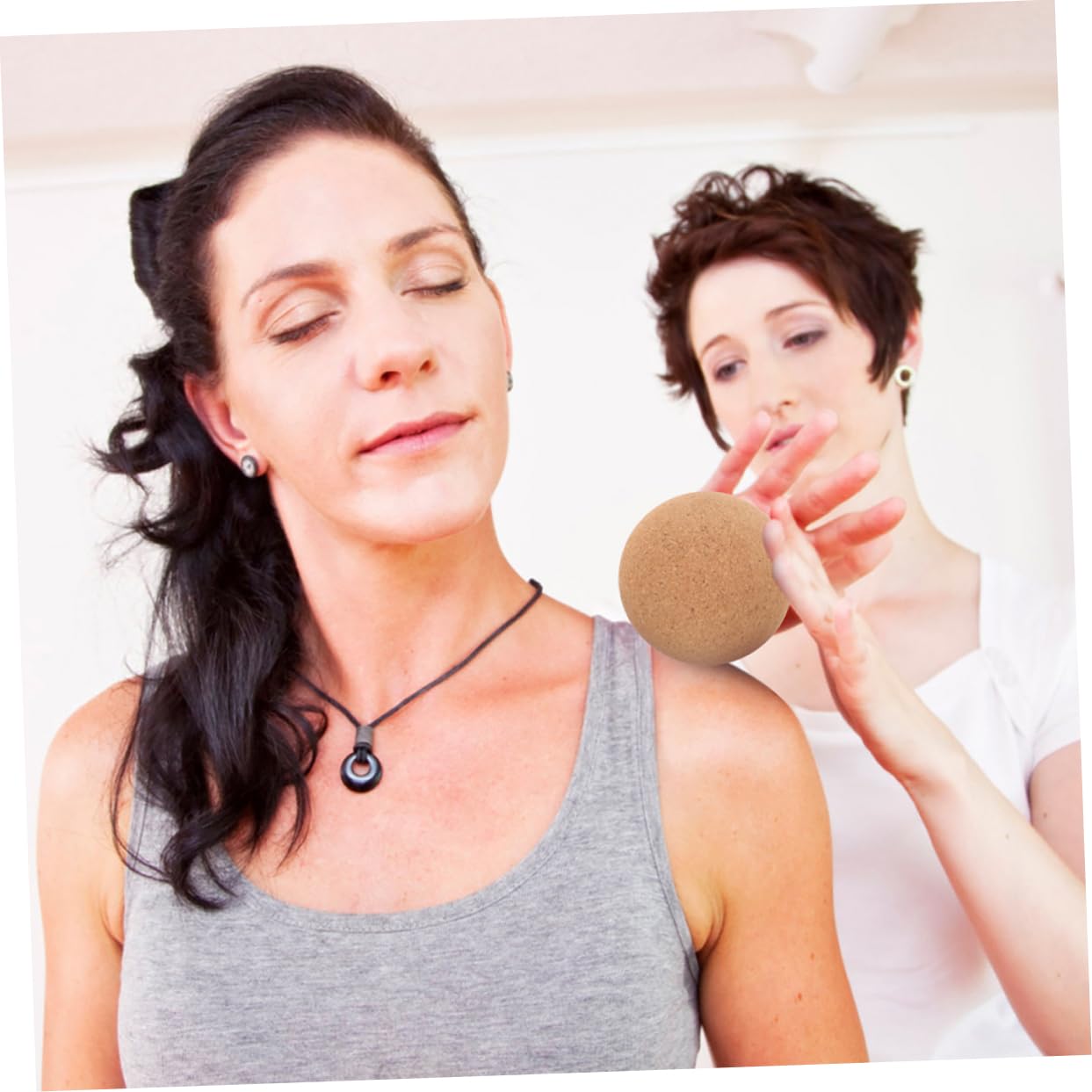 Kisangel Yoga-Faszienball Yoga zubehör Yoga-zubehör rücken Massage Massageball für Füße Yoga Accessories yogamatte Yoga-Essen Yoga-Massageball Fitness-Massageball Massagebälle Kork