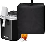 Couverture de la machine à glaçons pour le comptoir Silonn SLIM21 Heavy Duty résistant à la chaleur étanche Ice Maker Universal Protection Cover Compatible avec EUHOMY/ecozy Countertop Ice Machine