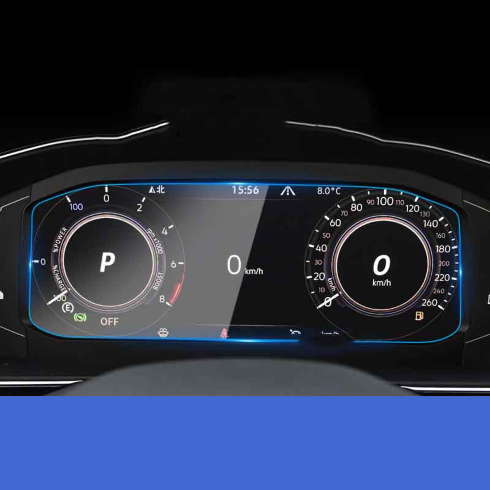 Nawigacja samochodowa Szkło hartowane Ekran LCD Folia ochronna Naklejka Osłona Dla volkswagena SE SEL R-Line 2021