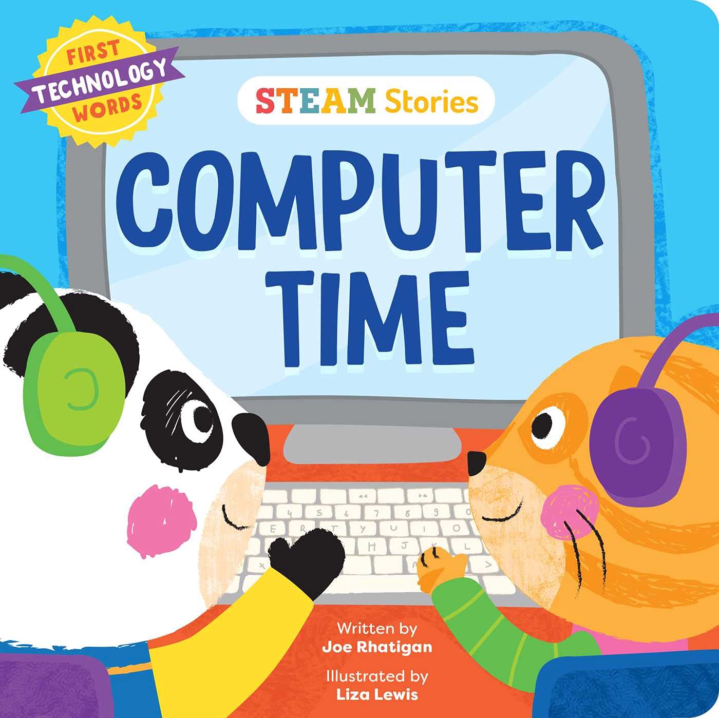 Little Genius Books Steam Stories Computer Time: First Technology Words
