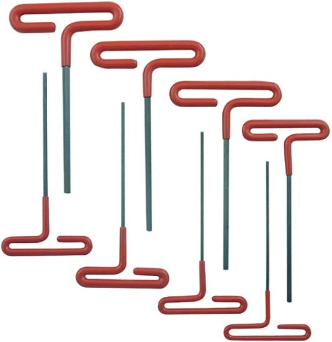 Malco WT6SG T-Hdl Hexkey Set, 6, 8-Piece
