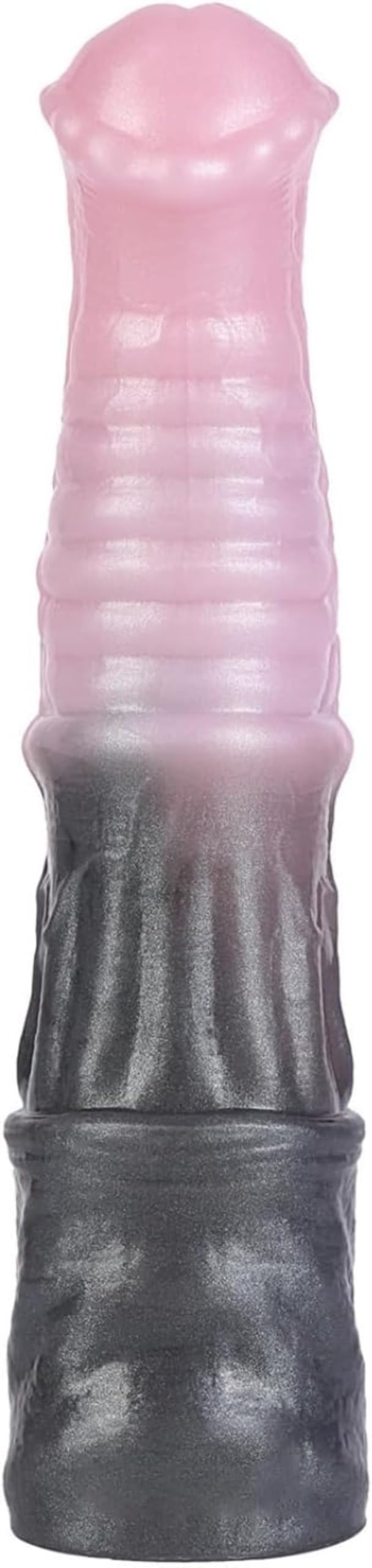 Gaine d'allongement du pénis réutilisable, gaine fermée et creuse à enfiler autour du pénis, sextoy en silicone avec anneau pénien