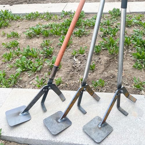 Heavy-Duty Stump Remover Tool - 132cm Stand-Up Root Puller for Small Trees & Saplings, Efficient Wood Fence Extractor, Durable Garden Equipment for Easy Root and Stump Removal