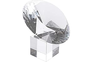 LONGWIN Crystal Polyhedron Diamond Paperweight