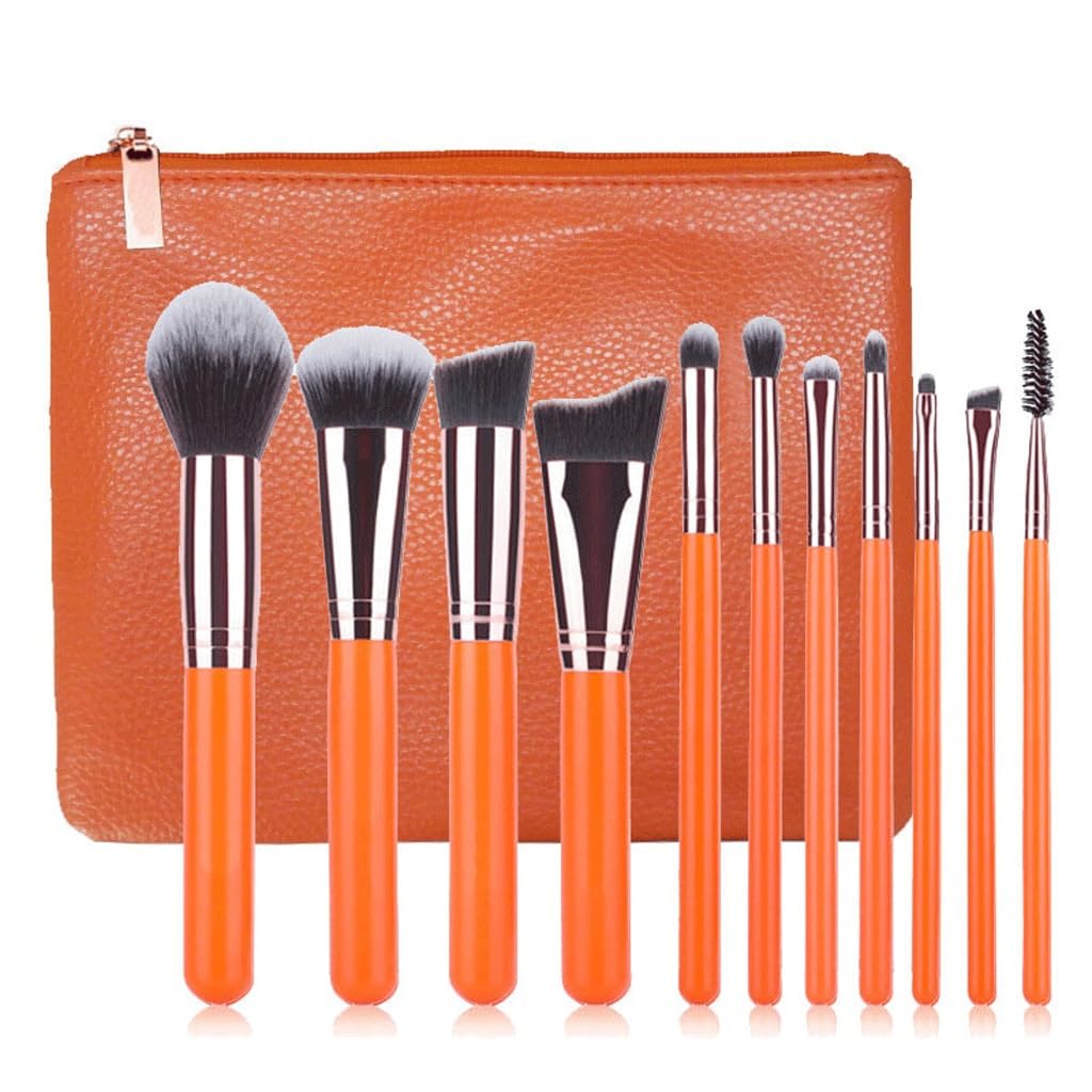 Kit de brochas de maquillaje de fibra que no irrita la piel y difumina bien