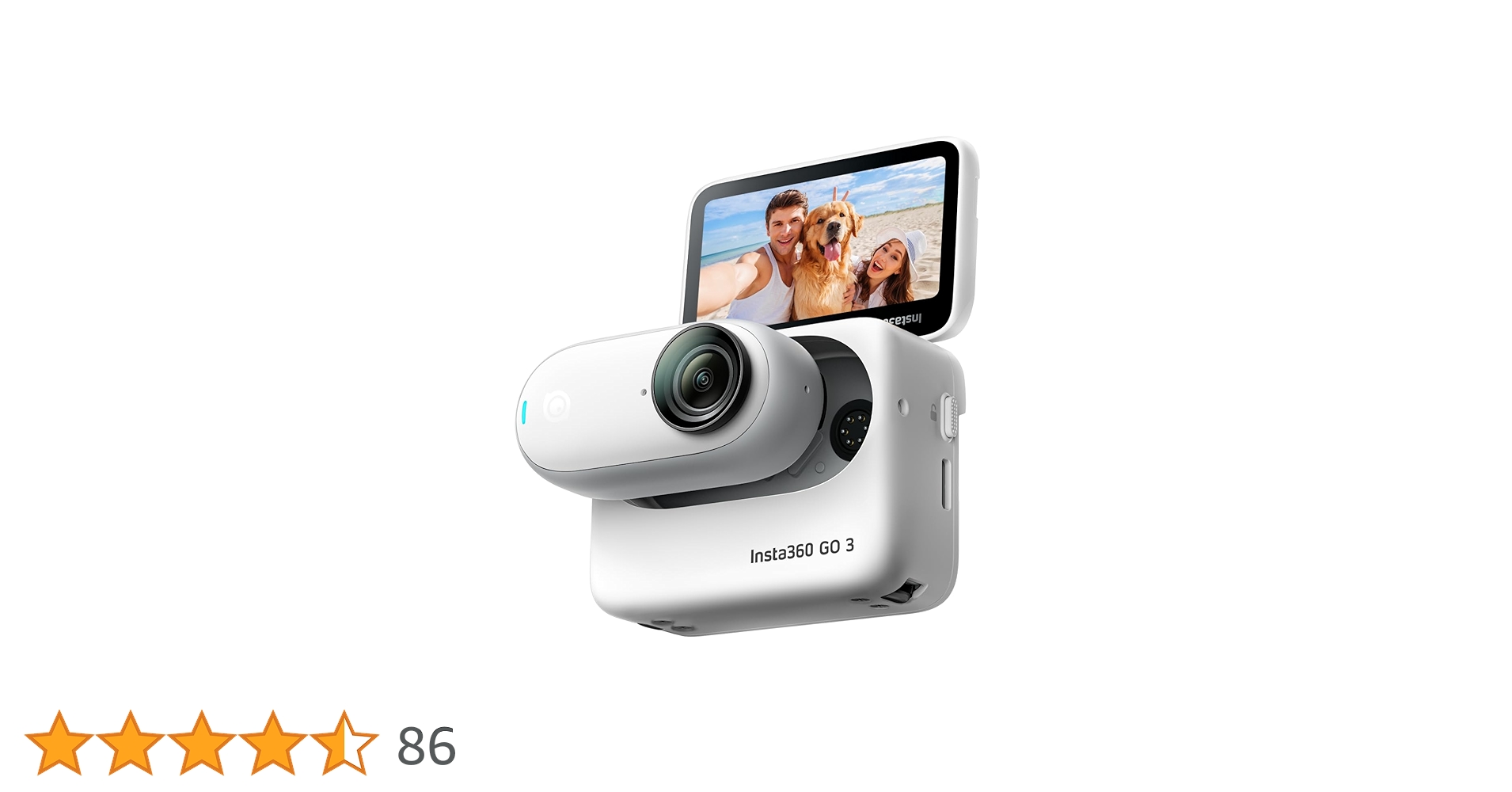 insta360 - アクションカメラ Insta360 GO 3 (128GB) ホワイト Amazon.com : Insta360 GO 3 128GB – Small & Lightweight