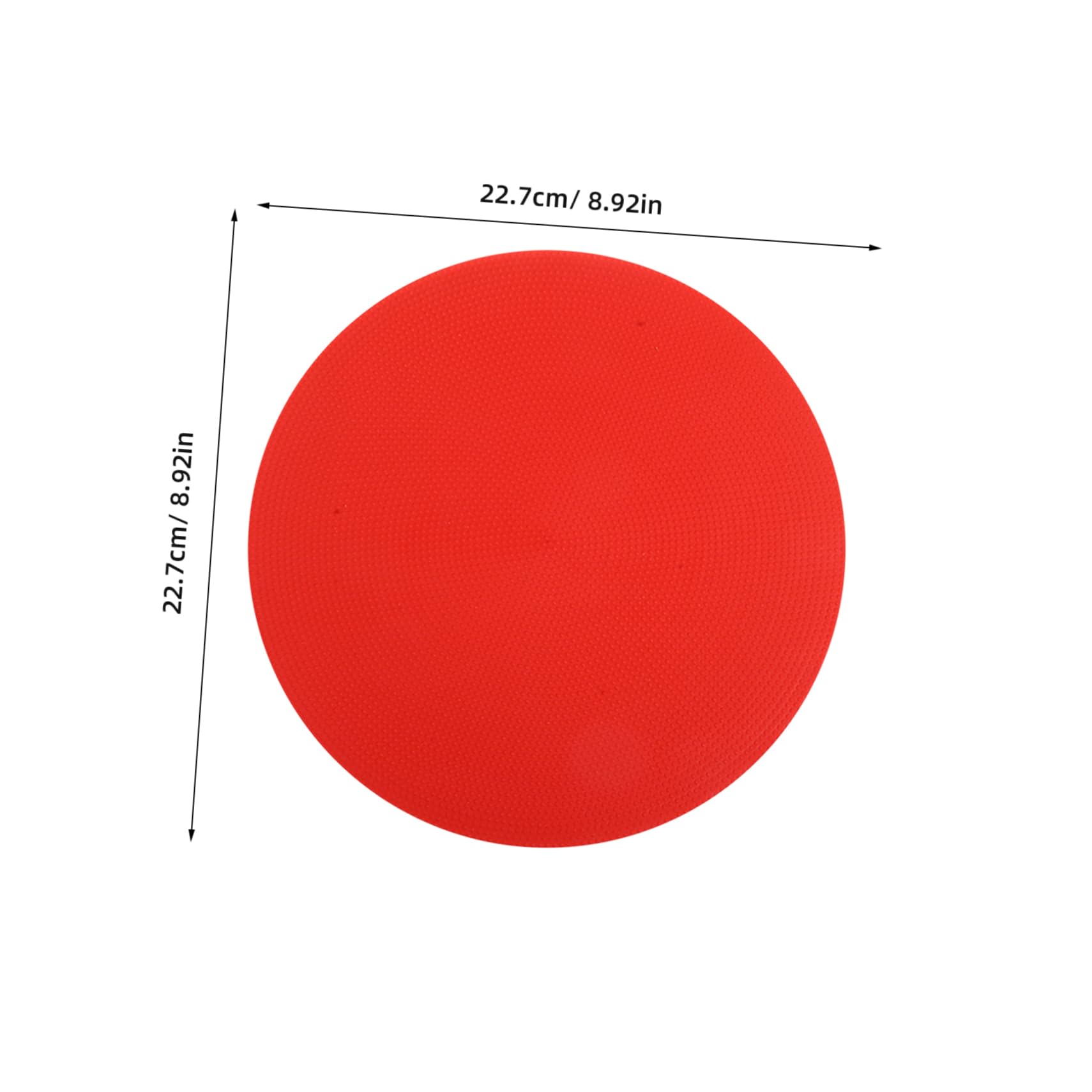 Gogogmee Set of 10 PVC Soccer Training Markers 23cm Round Sturdy Discs for Football Agility Training