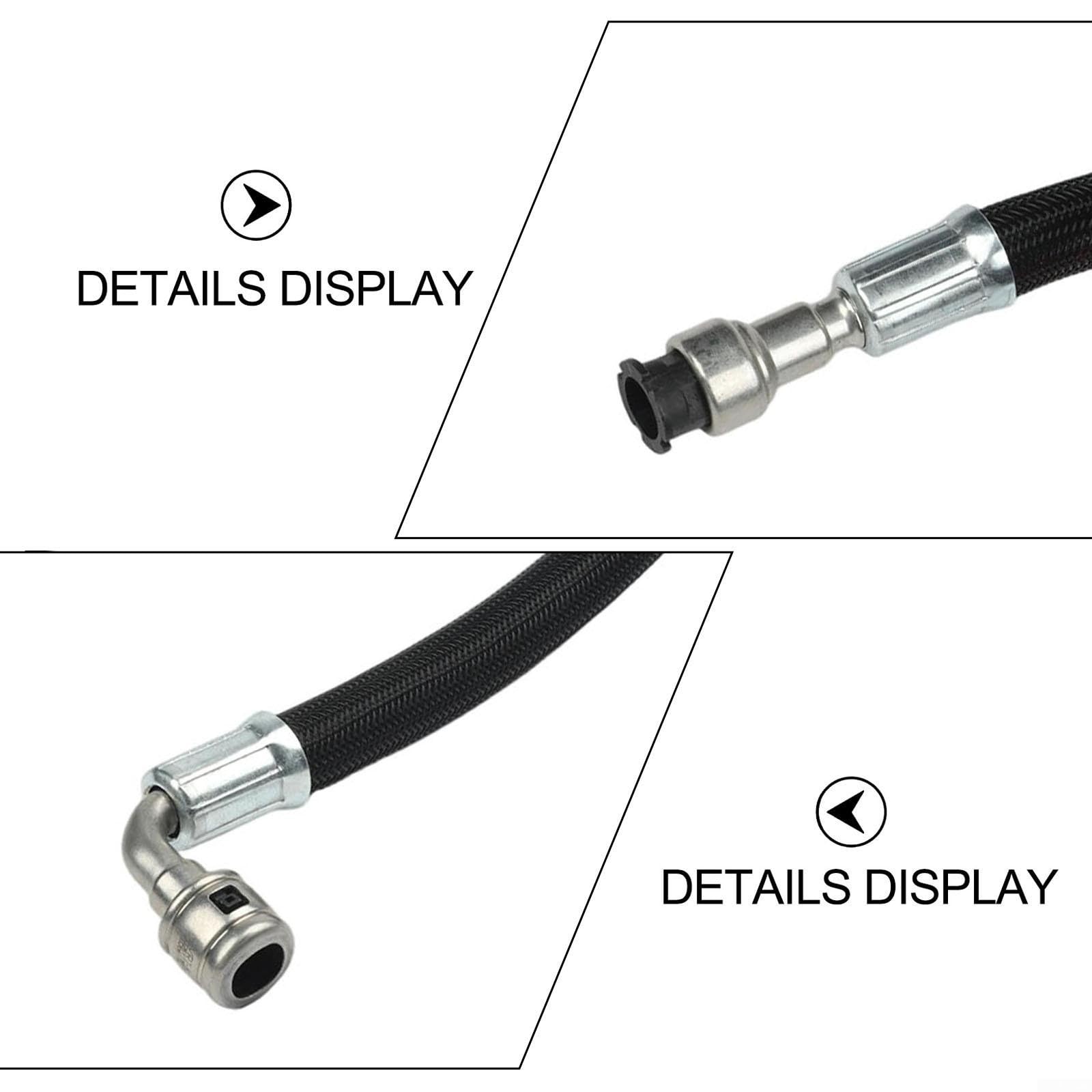Tubo di alimentazione carburante per motori Mini R55 R56 R57 R58 R59 N14 N18, parte di ricambio in ABS nero 13537605189, manutenzione riparazione auto