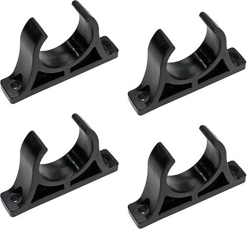 Quluxe Soporte para remo, 2 pares de soportes de clip de remo para canoas, kayaks, barcos para canoas, kayaks, pontones, accesorios de kayak, color