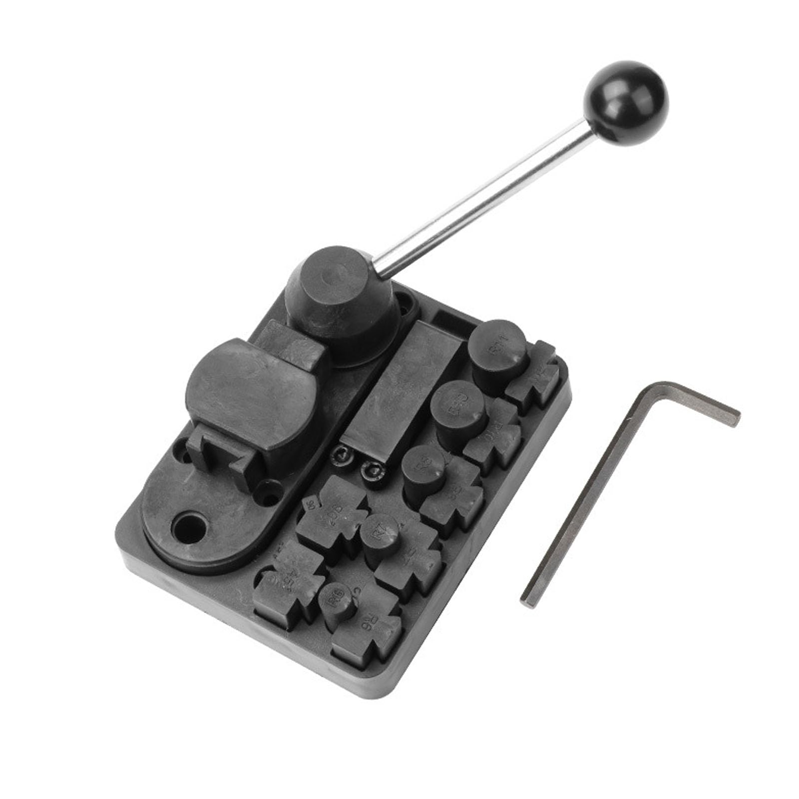 Metal Wire Bending Jig Set with Adjustable Dies, Metal Jewelry Making Tools, Ring Bender Tool Heavy Duty, Wire Wrapping for Jewelry Making, DIY Rings, Bending Metals (A)