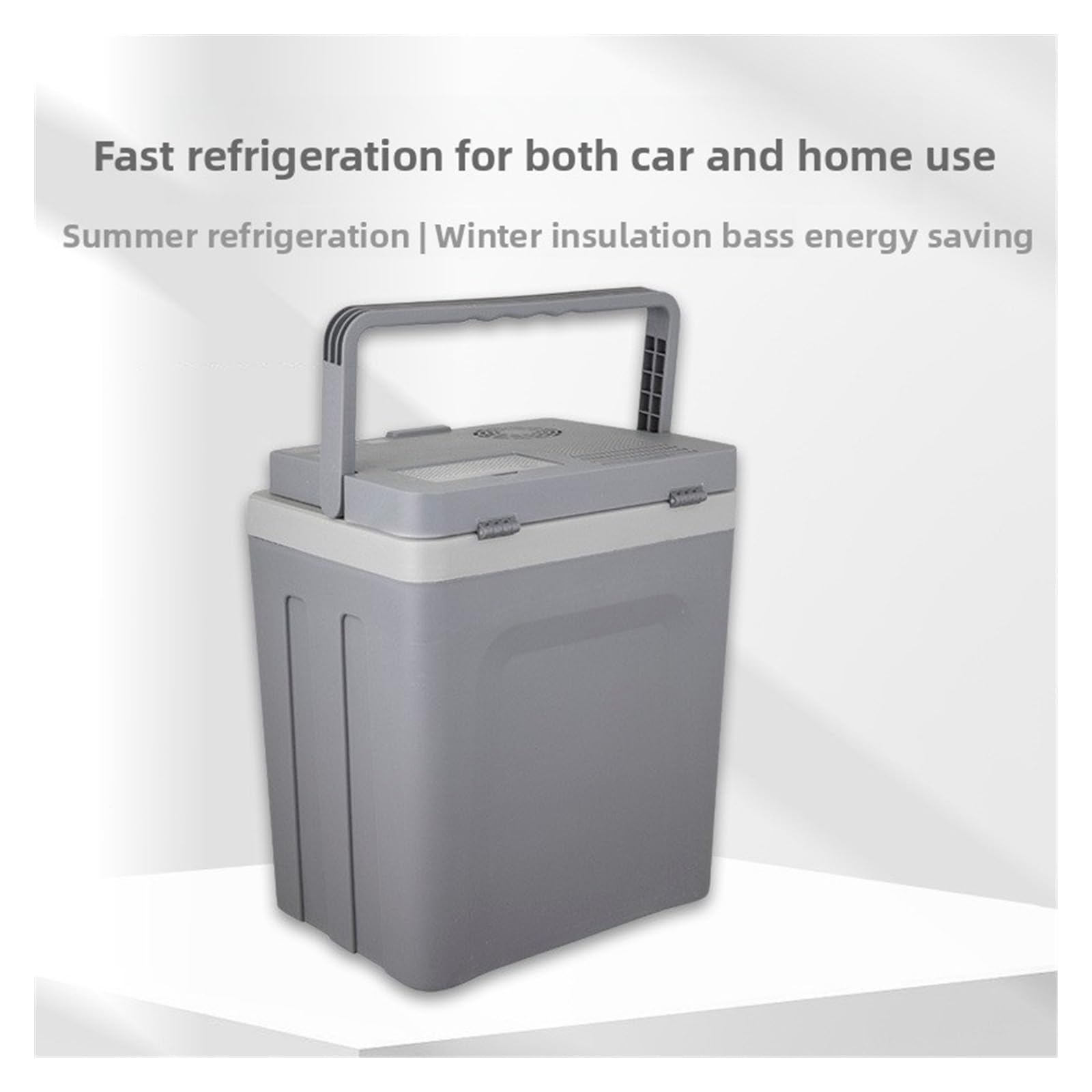 Refrigerador for Coche de 45-60 W y 25 L, Ideal for el hogar, con Doble propósito, for Calentar y Enfriar el Coche, 220-240 V