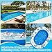 56IN Extra Large Floating Table for Pool,Inflatable Pool Games for Adults with Waterproof Playing Cards, Pool Accessories Inflatable Food Drink Holder for Summer Party Indoor Outdoor Beach Pool