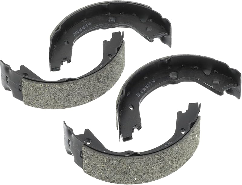 Jogo de sapatas de freio de estacionamento traseiras EXPPOWER cerâmicas UPS845 para Hyundai Elantra, Sonata, Tucson, Kia Sportage e Optima – 4 unidades