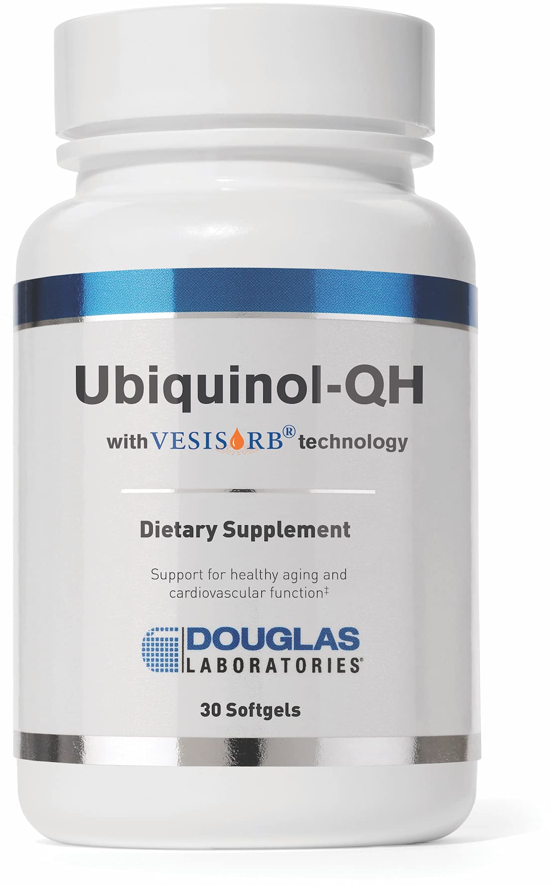 Ubiquinol-QH | CoEnzyme Q10 to Support Healthy Aging and Cardiovascular Function | 30 Softgels