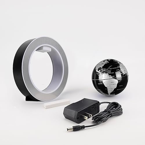 Miniatura 8 de Globo flotante de levitación magnética con luz LED de 4 pulgadas, globo antigravedad, mapa del mundo de cumpleaños, regalo de tecnología genial,