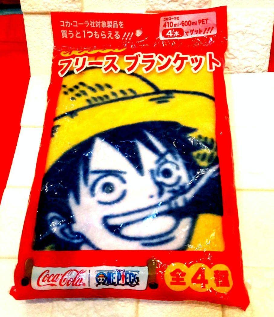 Amazon.co.jp: ワンピースコカコーラ ルフィーブランケット オリジナル 