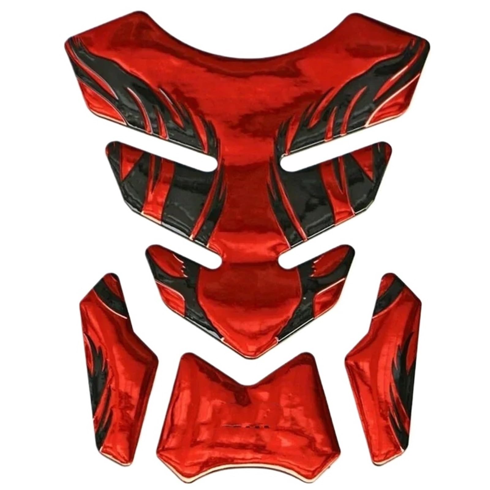 Motorcycle Tank Pad Protection Universal Motorcycle Gas Fuel Tank Pad Sticker Decals Fishbone Oil Protector Cover Decoration Decal Accessories Replacement