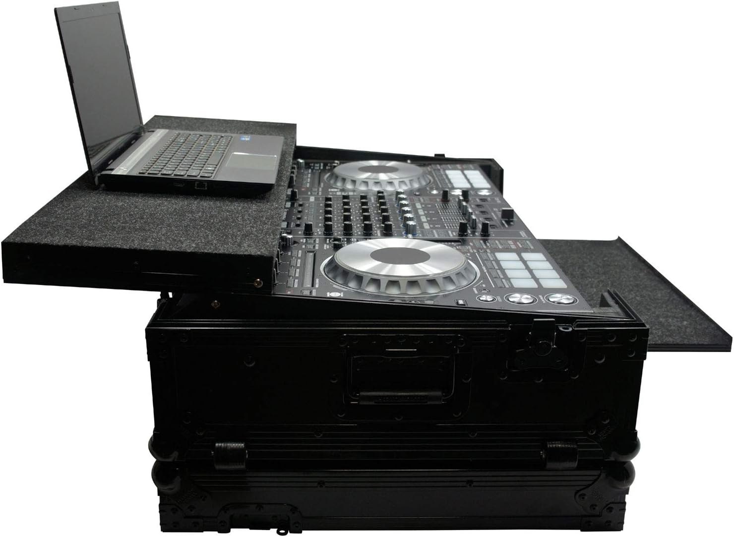 Harmony Audio HCDDJSZLTBKTR Glide Lower & Upper Laptop Stand DJ Case Compatible with Pioneer DDJ-SZ