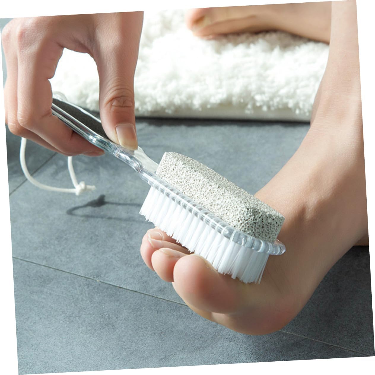 Foot Care Tool Pumice Stone Foot Brush Nail File Calluses Remover Spa Experience