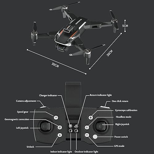 Miniatura 7 de 8K HD cámara dual fotografía aérea control remoto UAV con GPS sin escobillas motor inteligente seguir gestos disparo plegable drones juguetes drones