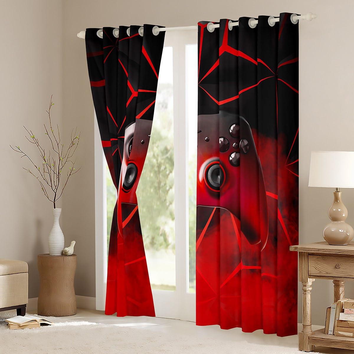 Homewish Games Boys Gamer Curtains 46" Wx54 L - Image 3