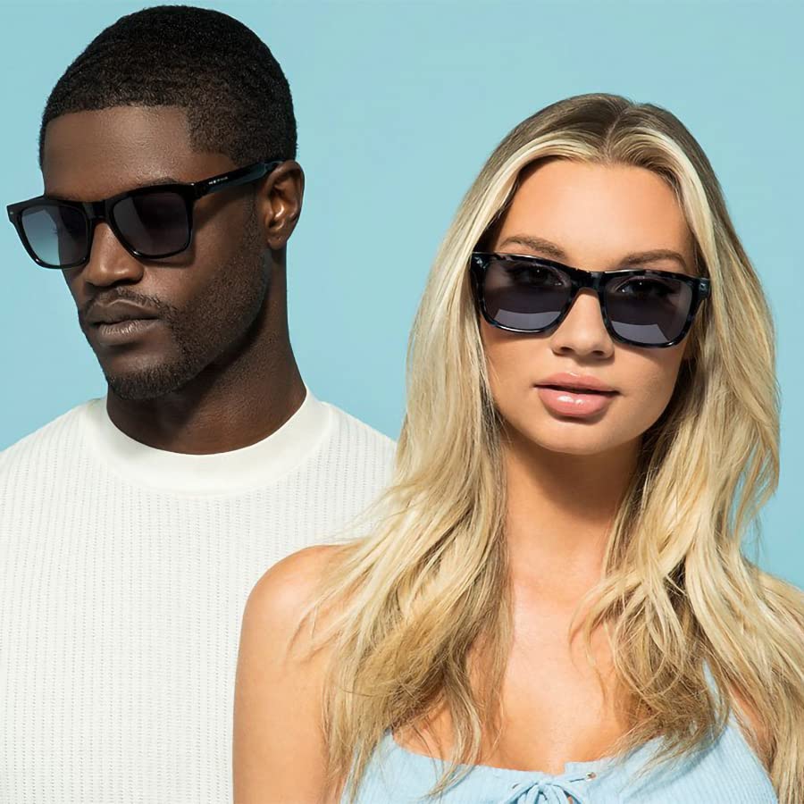 Image of PRIVE REVAUX Men's The Beau /S Rectangular Sunglasses
