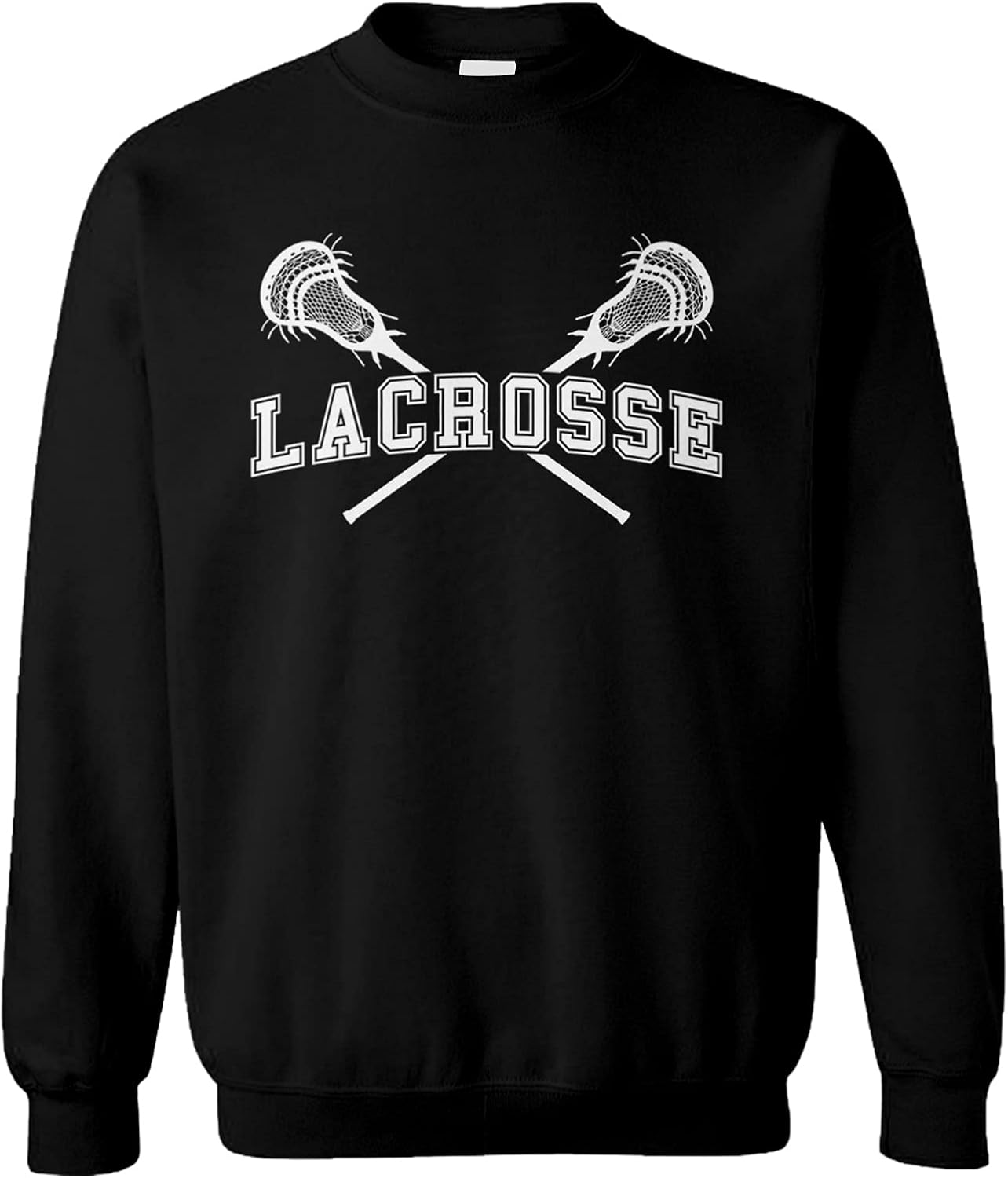 Lacrosse Sports Athletic Athlete Unisex Crewneck