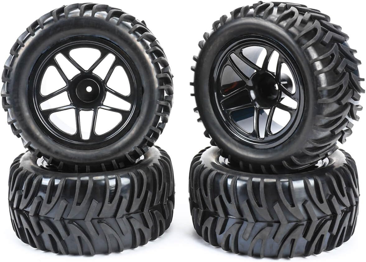 Traxxas Slash 4x4 RCAWD Mojave Grom Pre-Glued Wheel Tire Set