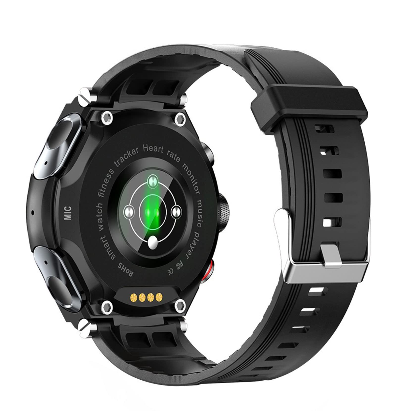Smartwatch 2 in 1 Cuffie Wireless Frequenza Cardiaca Pressione Sanguigna Temperatura Corporea Nuova Chiamata Bluetooth Cuffie Smartwatch TWS
