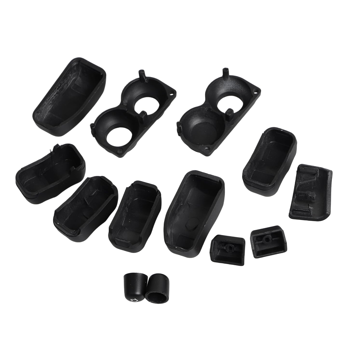 Cappucci per pulsanti di controllo manuale per moto, colore nero, adatti per Harley Touring Road King Electra Street Glide Ultra Limited FLHT FLHX FLHR 2014-2023