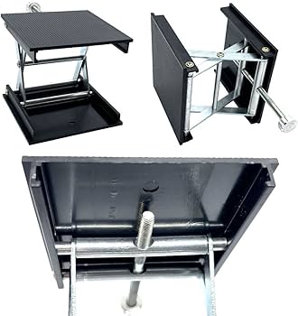 Amazon.co.jp: BizDez リフトテーブル ラボジャッキ プラスチック天板