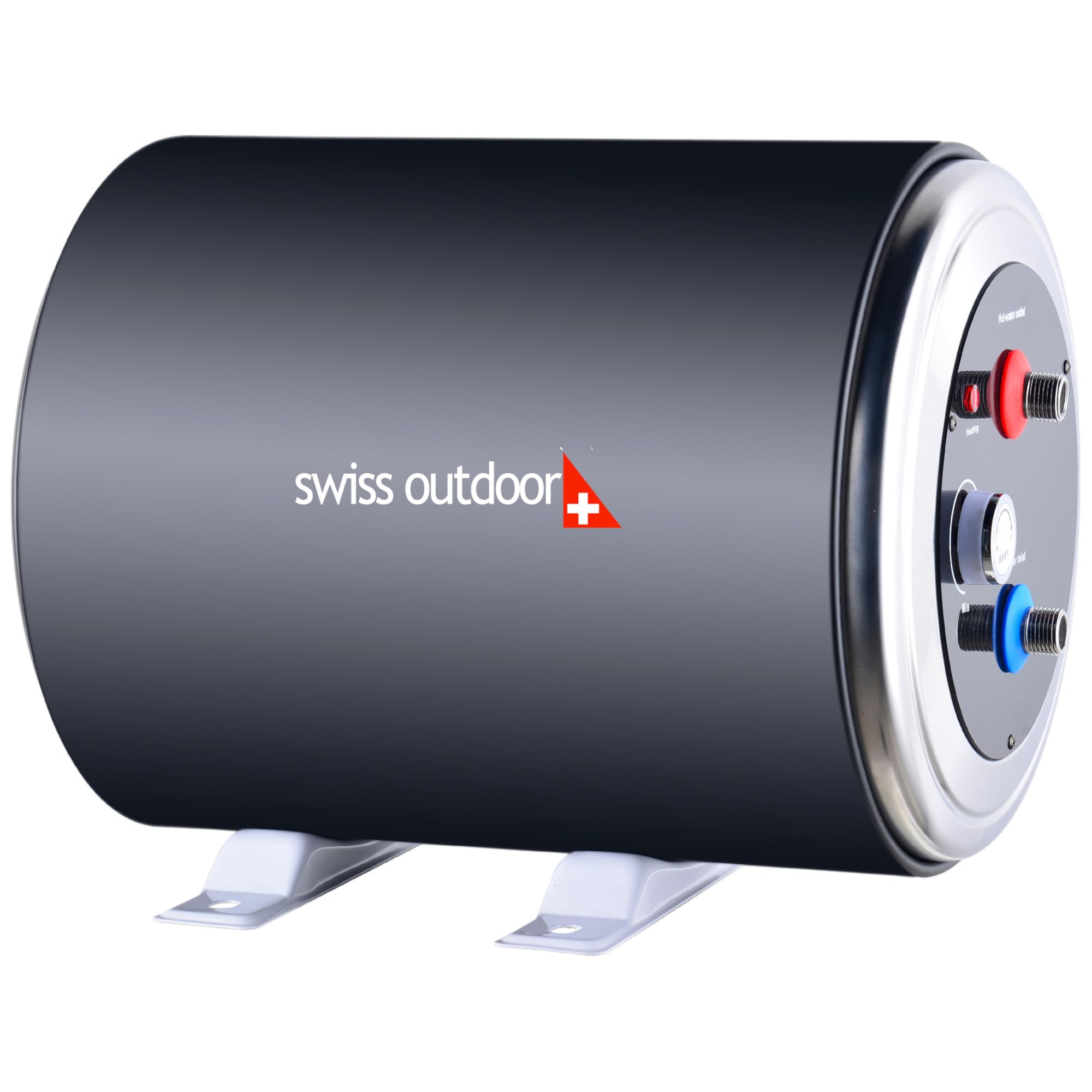 SWISS OUTDOOR S.O. Camper - Caldaia ad acqua calda, 10 litri, 12 V, 200 W