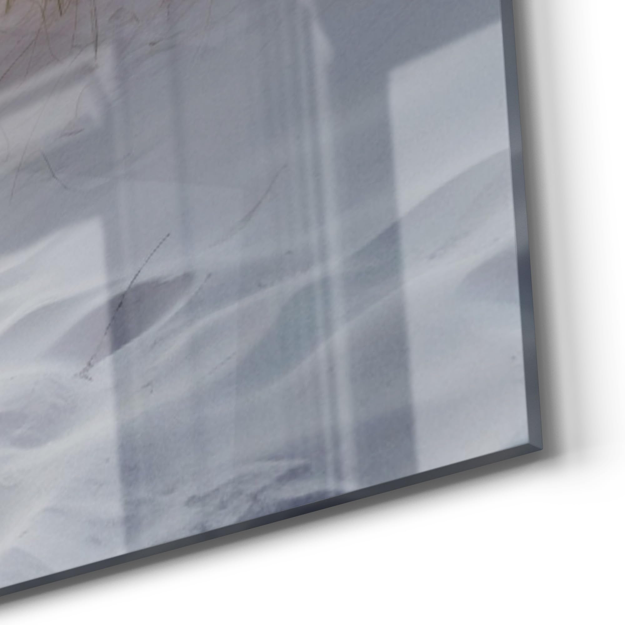 DEQORI Szklana tablica magnetyczna | wymiary 120 x 90 cm | motyw "Wieczór odpoczynku na plaży" | tablica magnetyczna z magnesami, długopisem i chusteczką do kuchni i biura | tablica magnetyczna i do