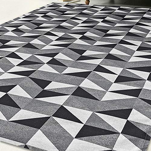 Tapete Dallas 1,35 m x 1,00 m antiderrapante - Preto