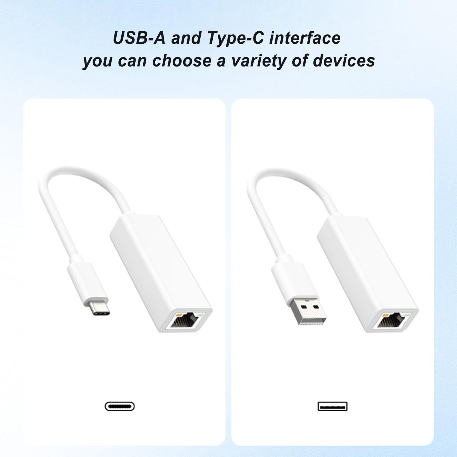 Adaptateur réseau USB C Ethernet LAN haute performance