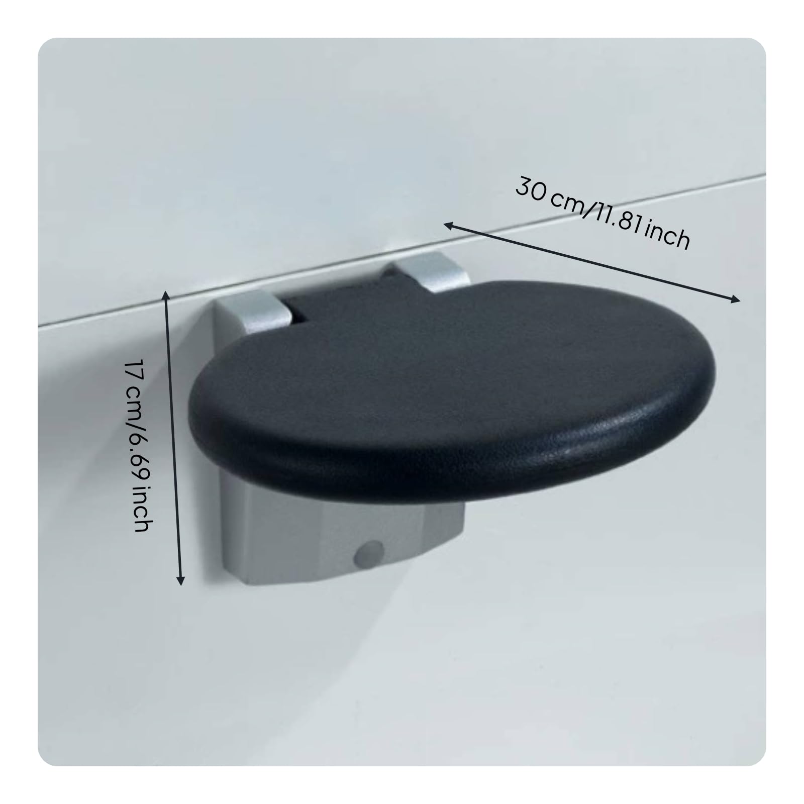 Asiento Ducha Plegable Ahorra Espacio Asiento Plegable Pared Seguro Banco Ducha Abatible para Ancianos