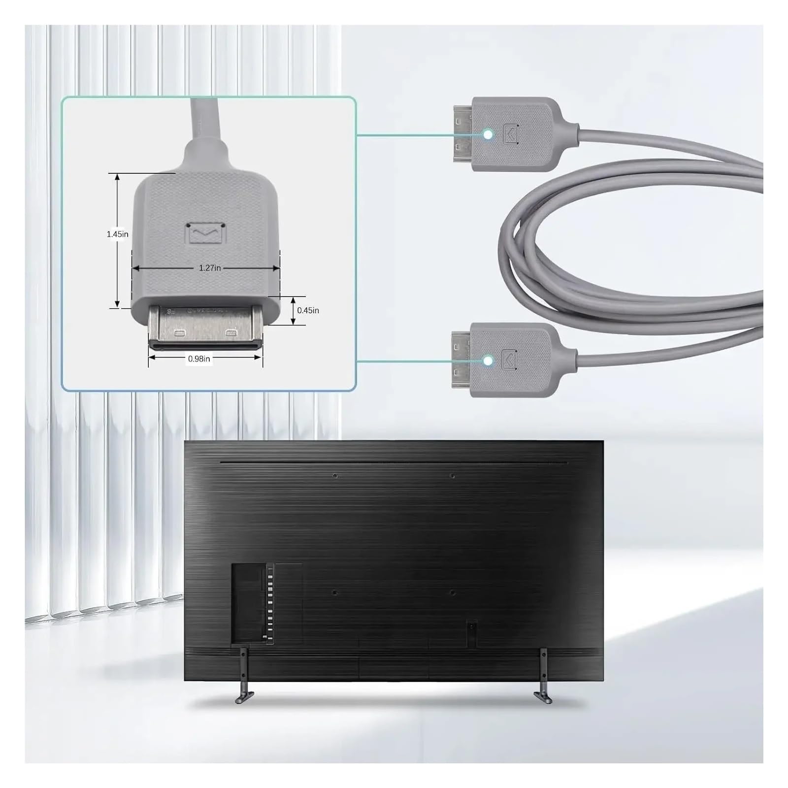 Linea TV 2M Un Cavo Di Collegamento BN39-02209A BN91-17814W BN91-178814A BN96-44183A È for UN49MU7000F UN49MU8000F UE55MU7000T Assemblaggio Filo