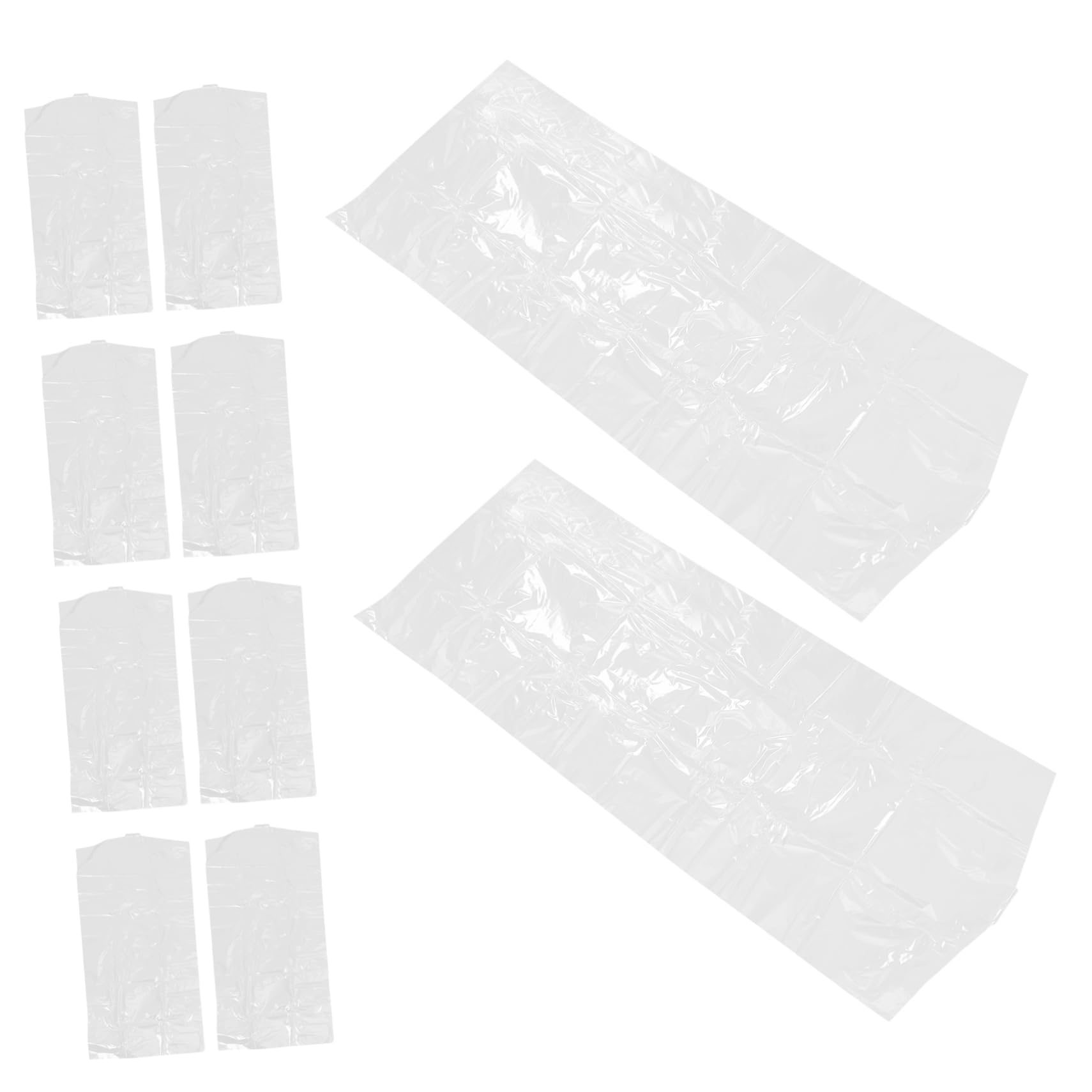 Gatuida 30piezas Funda Antipolvo Transparente para Guardar Trajes el Armario Protectoras Reutilizables para Abrigos y Ropa de Vestir para Colgar Casa