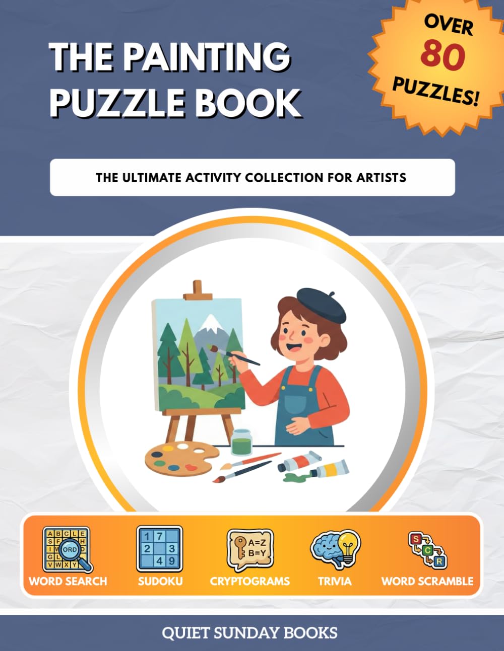 The Painting Puzzle Book: The Ultimate Activity Collection for Artists