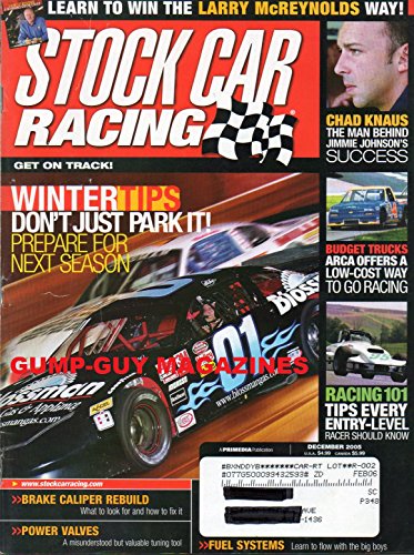 Stock Car Racing December 2005 Magazine LEARN TO WIN THE