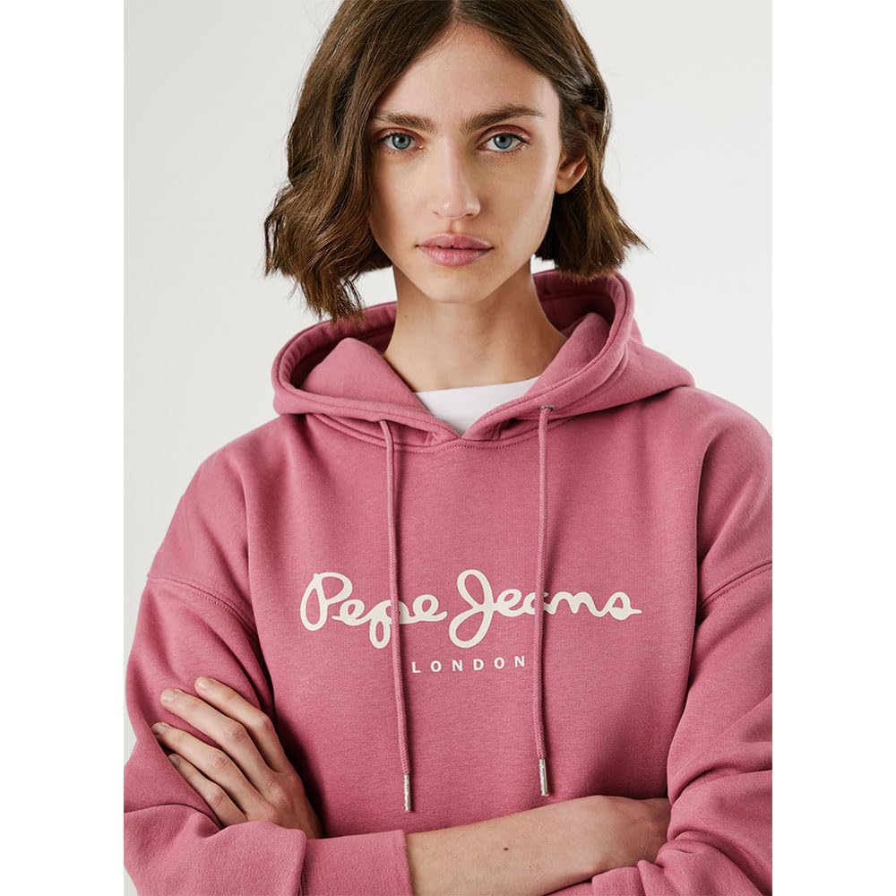 Pepe Jeans Baddy Hoodie Sudadera Mujer (Pack de 1)