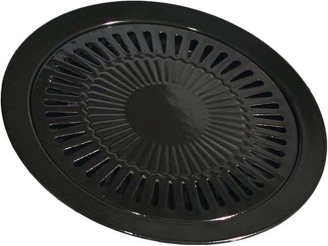 Nakładka grillowa do przenośnej kuchenki gazowej Ø 32 cm, płyta grillowa do kuchenki gazowej