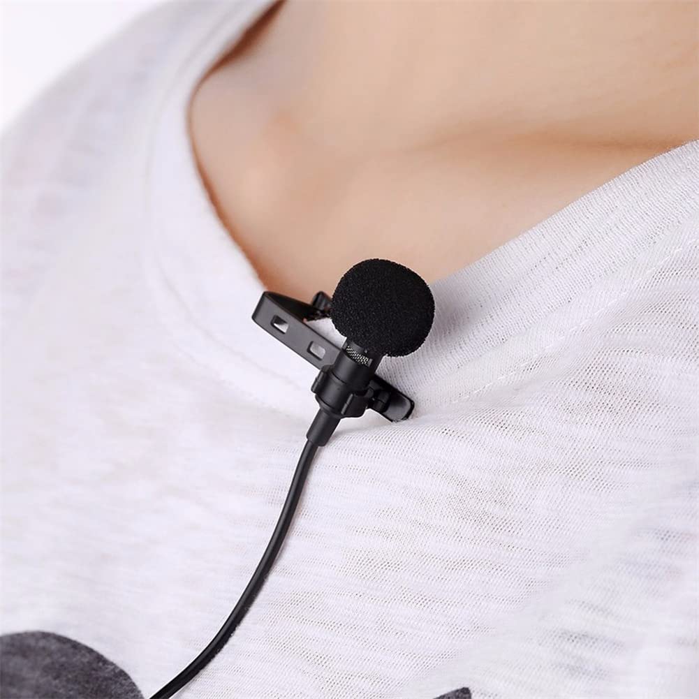 Microfono a risvolto – Noise Cancellin Tiny – Microfono multiuso per karaoke, mixer e conferenze