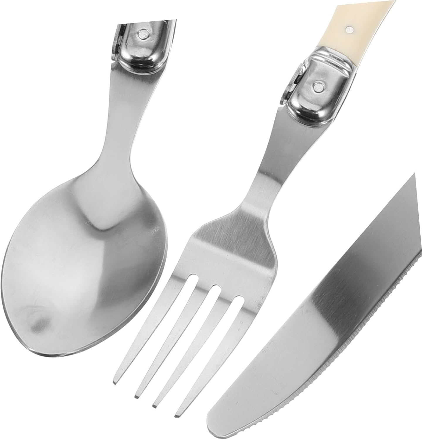 SECFOU 1set Western Stainless Steel Cutlery Dinnerware Utensils Elegant Handles for Home Restaurants Special Occasions image 4