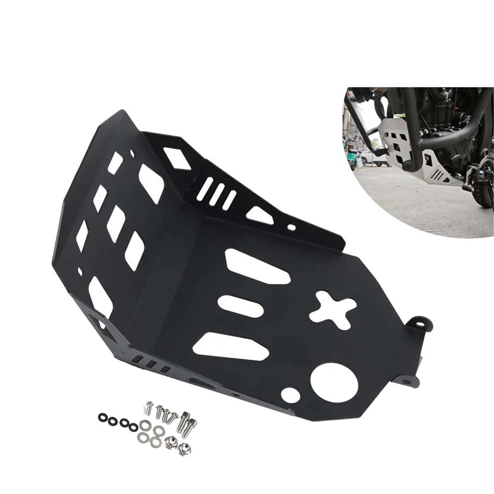 Per Loncin Voge 300 Per Rally 300 GY 2022 2023 Accessori Piastra di protezione motore Protezione pancia copertura motore Motociclette protezioni motore(12)
